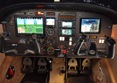 Archer with upgraded Garmin panel