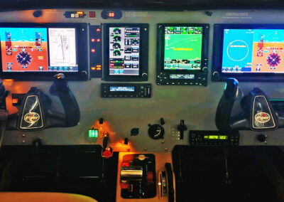 Piper Meridian with upgraded Garmin panel