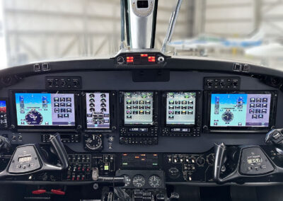 King Air 200 Panel after Garmin upgrade