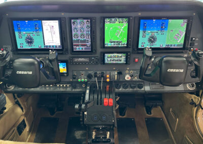 Cessna 310 after Garmin panel installation